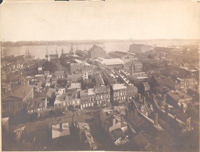 Panorama de Filadelfia, vista este-sureste, 1870 de American Photographer